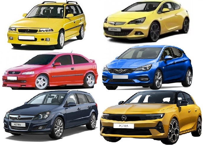 Opel Astra futómű