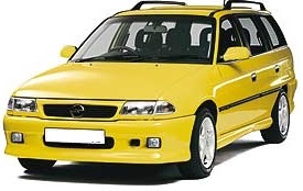 Opel Astra F futómű