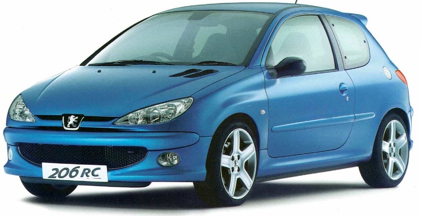 Peugeot 206 futómű