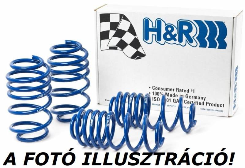 H&R Bmw G20, 18d, 20d, 20i, 30i, beleértve adaptív futómű, M-futóművel szerelt, kivéve 4WD, 2019-től, -40/40mm-es tuning futómű 0